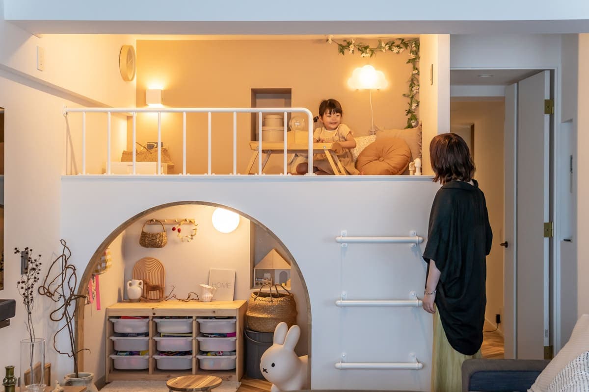 ロフトリフォーム事例④子どもの想像力を豊かにするフリースペース